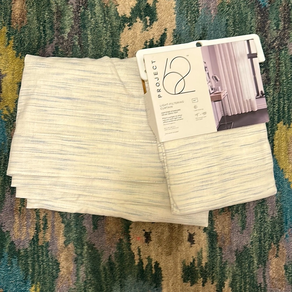 Target (Project62) light filtering curtains 84”
